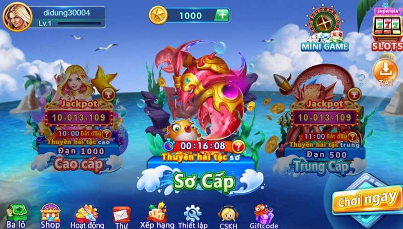 Cổng game bắn cá H5