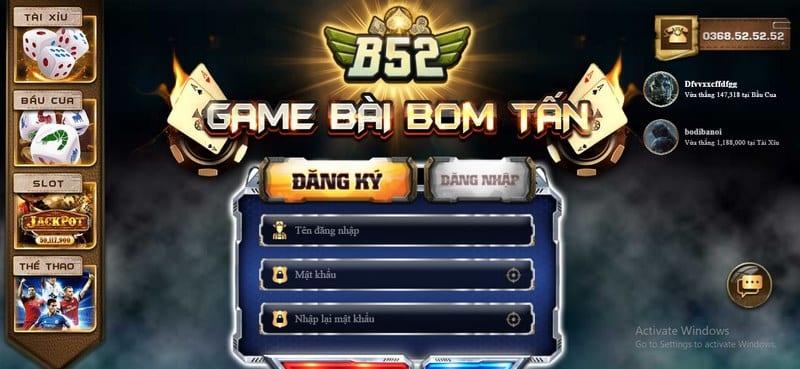 Game bài B52 đổi thưởng