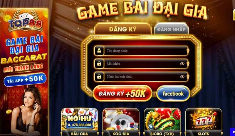 Game bài đổi thưởng top88