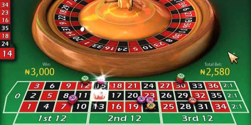 Bàn cược Roulette trực tuyến