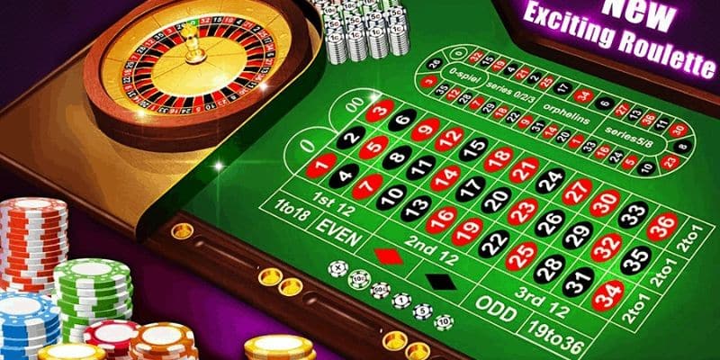 Bàn cờ Roulette Mỹ 