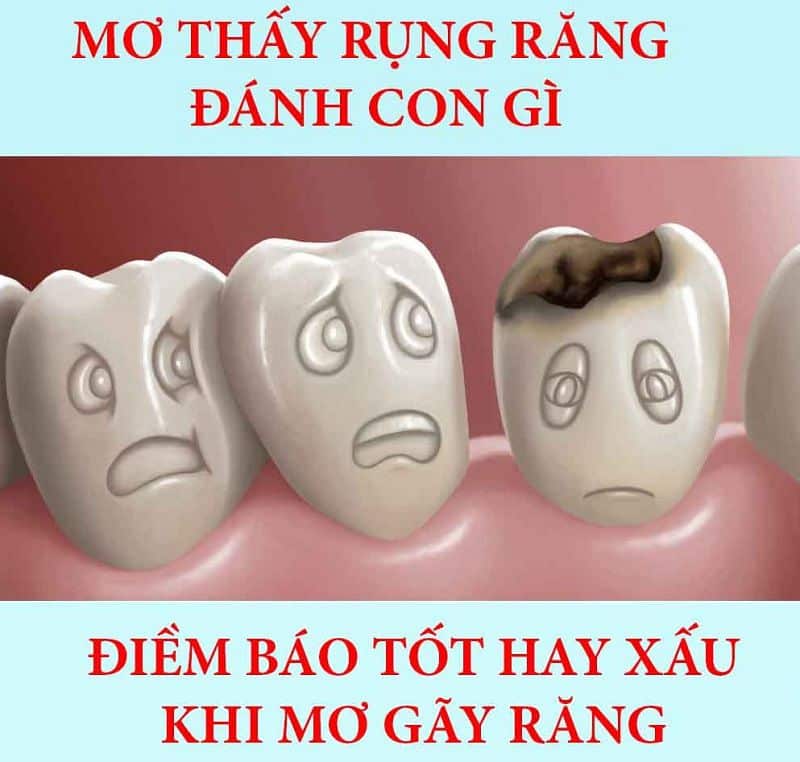 Mơ rụng răng đánh con gì