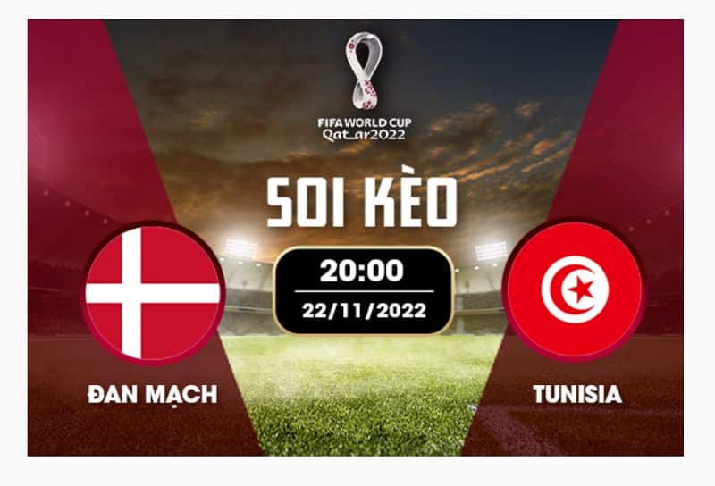 Soi kèo Đan Mạch vs Tunisia