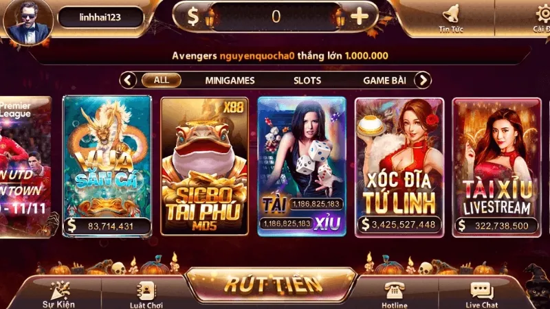 Kho game Sunwin đồ sộ khiến tin đồn lừa đảo không còn